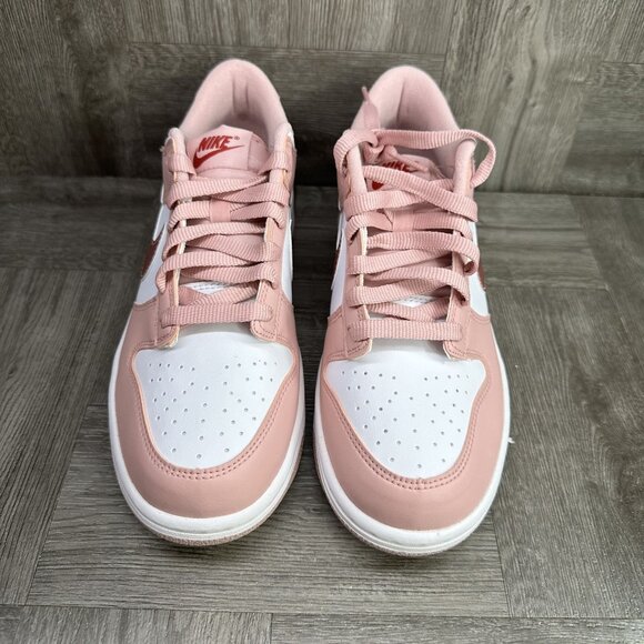 Nike Dunk Low Youth 7y/Women's 8.5 Pink Glaze Shoes DQ6485-600 - Picture 4 of 8